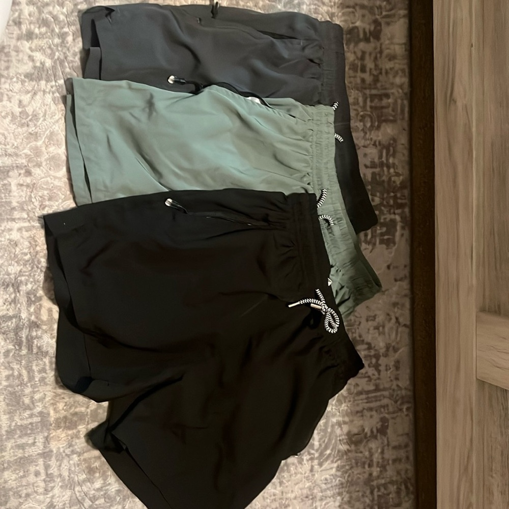 3 pair of men’s size smalll athletic shorts